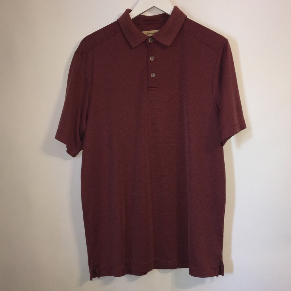 Tommy bahama Men's Short Sleeve Shirt Med Purple